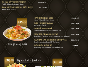 MENU KINGDOM KARAOKE PHẠM VIẾT CHÁNH