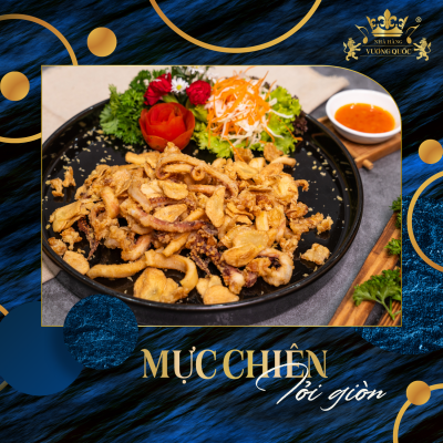 Mực Chiên Tỏi Giòn