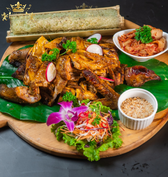 Gà Nướng Cơm Lam