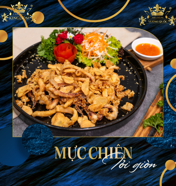 Mực Chiên Tỏi Giòn
